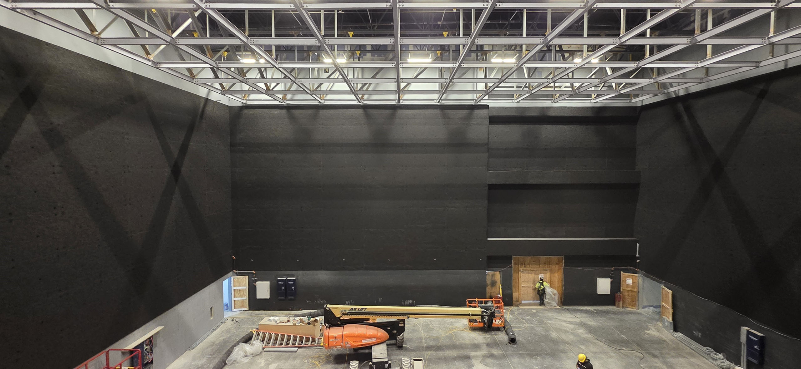 Wide view of the space