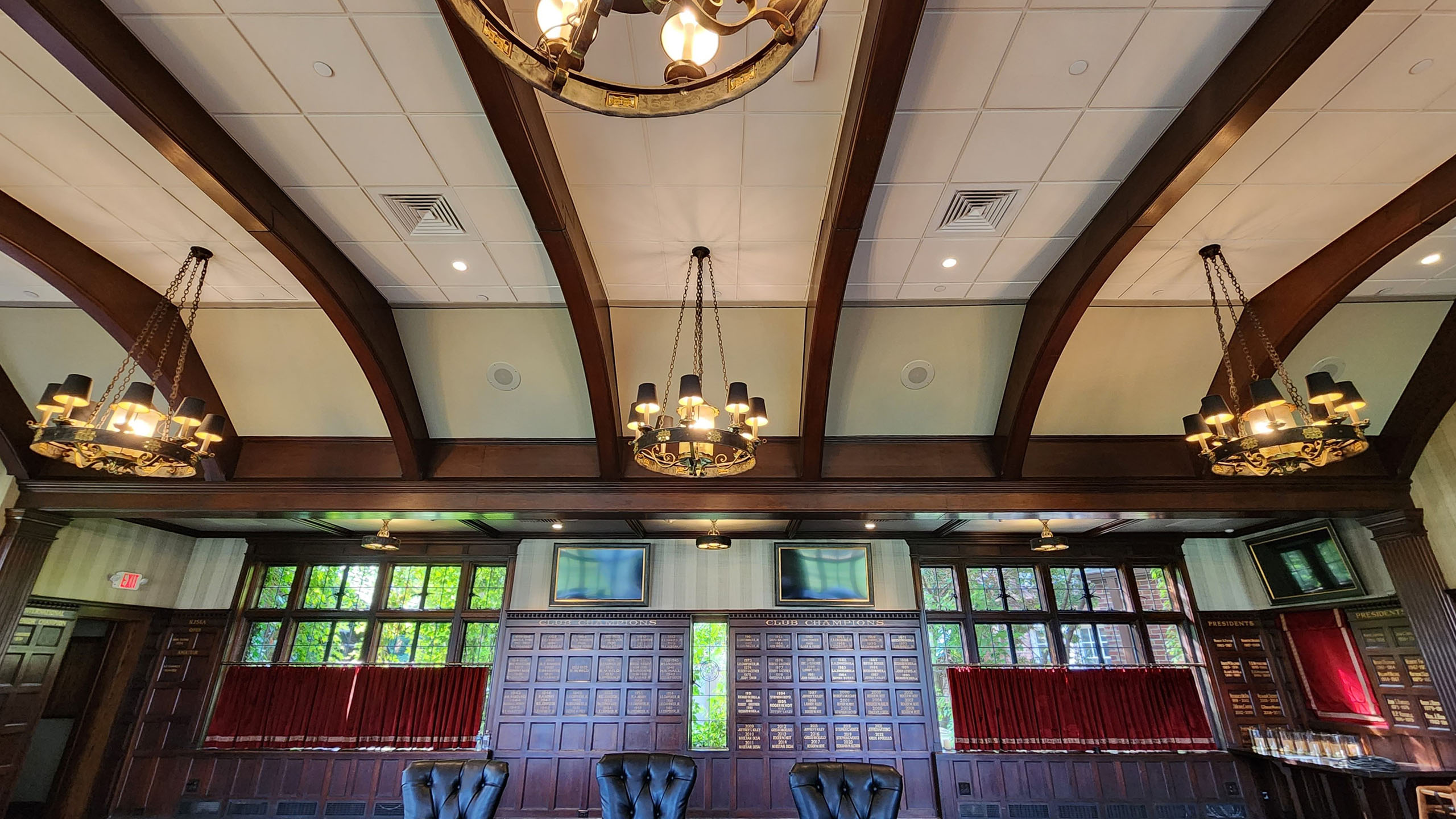 Baltusrol Golf Club Dining Room Rafters