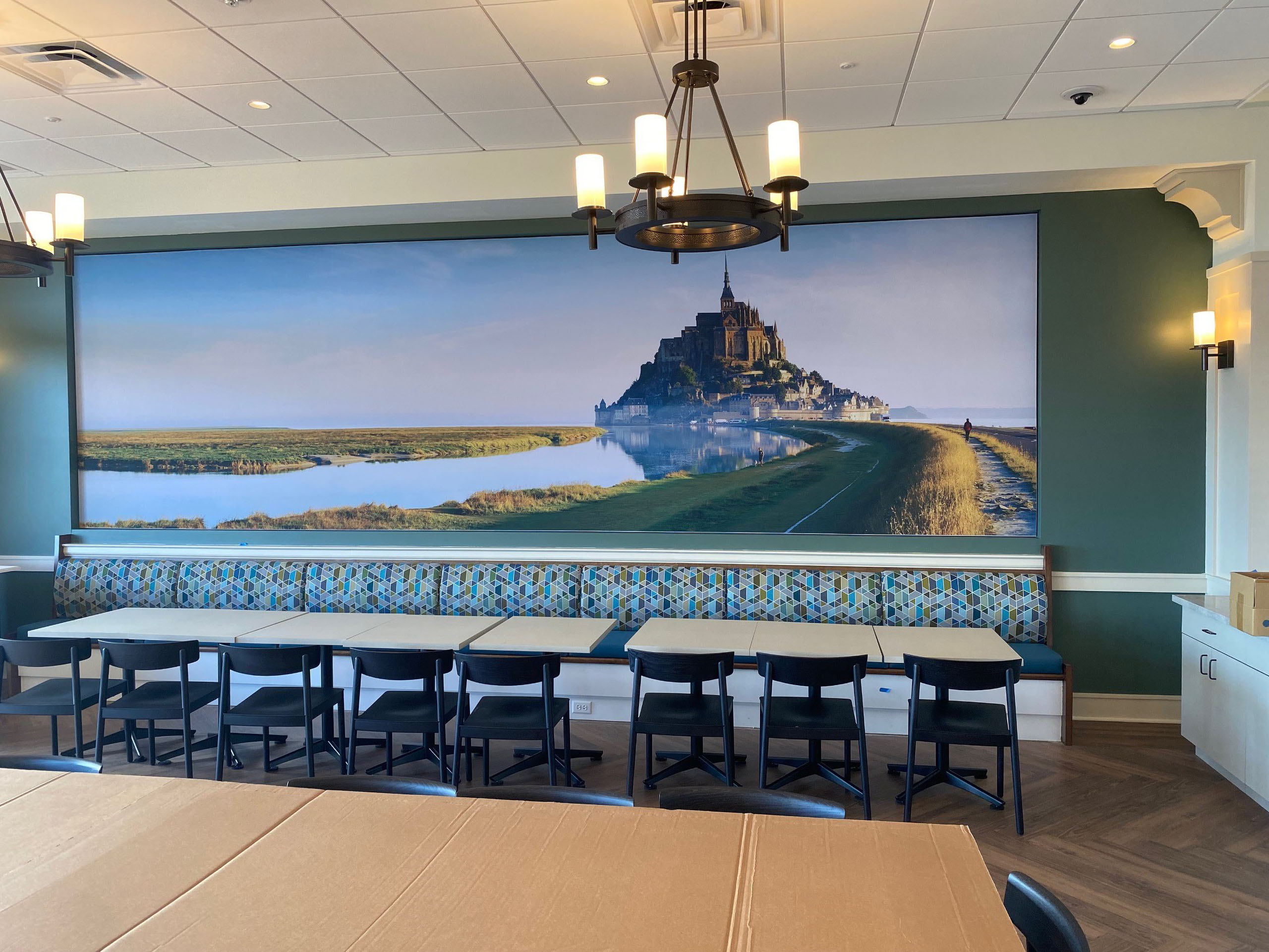 Saint Gertrude High School Cafeteria Stretchwall